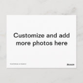 Actor/model Briefkaart hoofdschot (Achterkant)