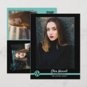 Actor Model Composiet 3 Foto Promo Kaart Briefkaar (Voorkant / Achterkant)