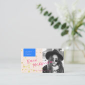 Actor Model Singer Carte de visite photo élégant (Debout devant)