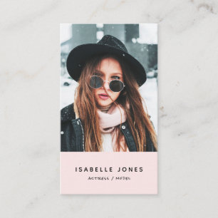 Actor Model Singer Dancer Photo Visitekaartje