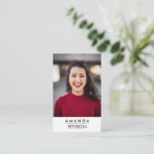 Actor Modellen Danser Foto Visitekaartje (Staand voorkant)