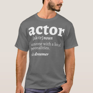 Actor Musical and Theater Handelend Directeur en A T-shirt
