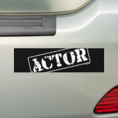 Actor Stamp Bumpersticker (Op auto)