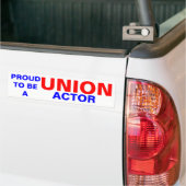 ACTOR VAN DE UNIE BUMPERSTICKER (Op Truck)