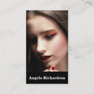 Actoren en modellen Modern minimalist Visitekaartje