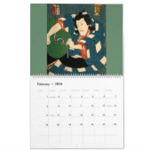 Actoren van het oude Japan ( Japanse kunst) Kalender (Feb 2026)