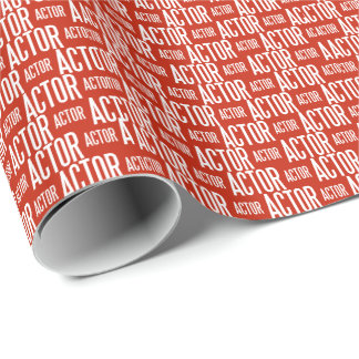 Actorglanzend verpakkingspapier 30x6 (rood) cadeaupapier