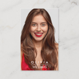 Actormodellen danser Foto transparant verloop Visitekaartje