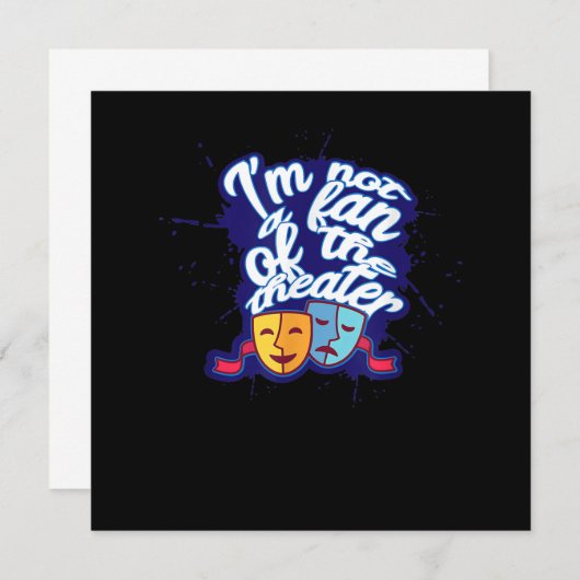 ActortheaterShow Bedankkaart (Voorkant / Achterkant)