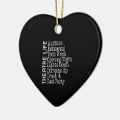 Actress Broadway Actor Musical Lover Actief Keramisch Ornament (Links)