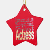 Actress Extraordinaire Keramisch Ornament (Links)