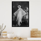 Actress Lillian Gish 1922 Poster (Keuken)