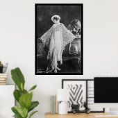 Actress Lillian Gish 1922 Poster (Thuiskantoor)