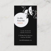 Actrice / Actrice / interprète de théâtre Carte de (Dos)