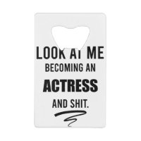 Actrice Afstudeercadeau Funny Geschenk Theaterlief