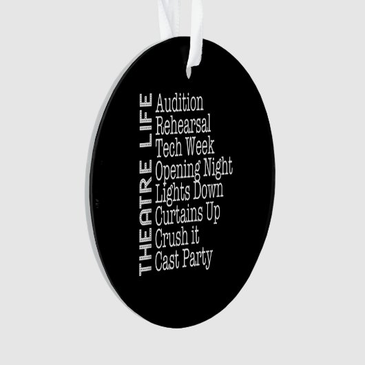 Actrice comédienne de Broadway (devant)