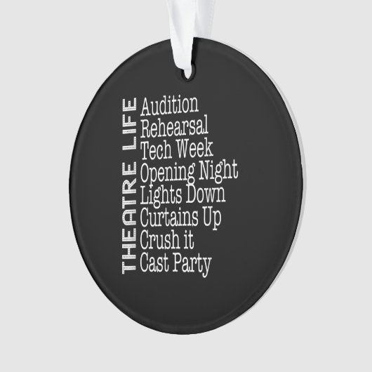 Actrice comédienne de Broadway (devant)