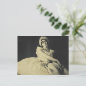 actrice dans ballerina outifit carte postale (Debout devant)