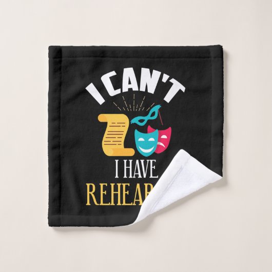 Actrice de répétition (Gant de toilette)