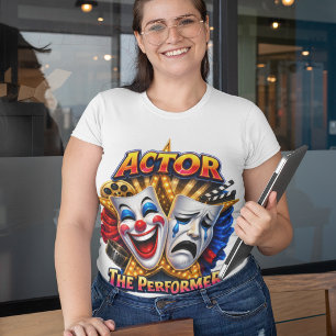 Actrice - De Uitvoerende Vrouw Grote Maat T-shirt
