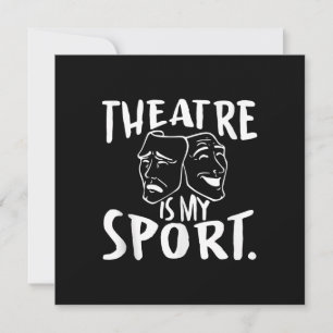 Actrice is mijn sportacteur Musical Broadway Bedankkaart