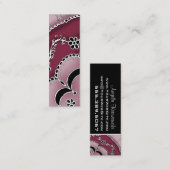 Actrice Modèle de carte de visite maigre (Devant / Derrière)