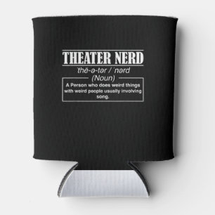 Actrice Nerd Definitie Stage Acter Lovers Acteur Blikjeskoeler