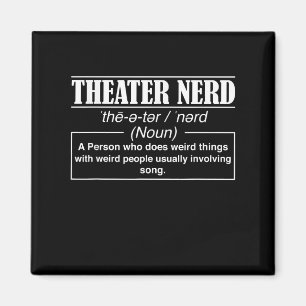 Actrice Nerd Definitie Stage Acter Lovers Acteur Magneet