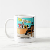 Actuaire drôle de tasse de bande dessinée (Gauche)