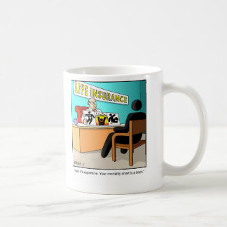 Actuaire drôle de tasse de bande dessinée