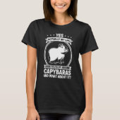 actually life does revolve capybaras capybara t-shirt (Voorkant)