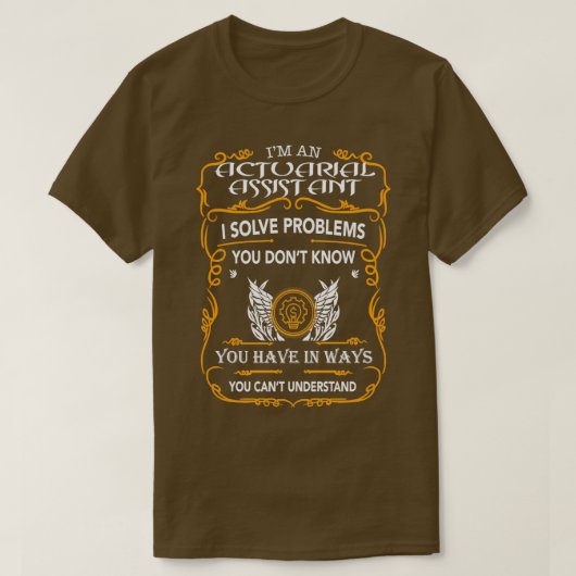 ACTUARIAL ASSISTANT Classic TShirt (Design devant)