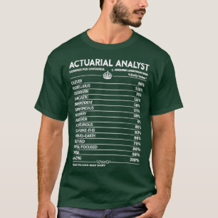 Actuariële analist    TA-analist T-shirt