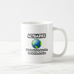 Actuaries...de wereld een betere plek maken koffiemok