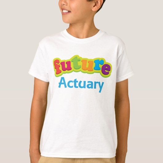 Actuarium (toekomst) voor kind t-shirt (Voorkant)