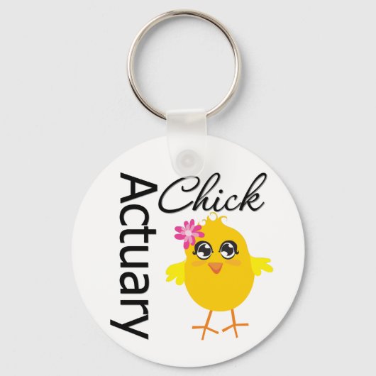 Actuary Chick Sleutelhanger (Voorkant)