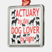 Actuary Loves Dogs Metalen Ornament (Links)