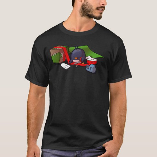 Actuel-Emballage du T-shirt de pingouin (Devant)