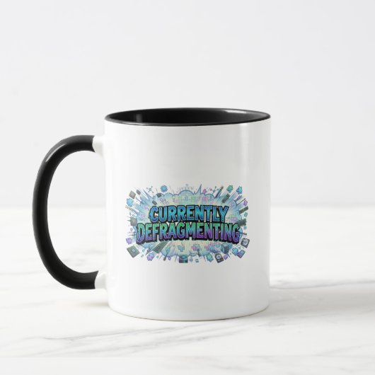 Actuellement en défragmentation Mug de rétro-gamer (Gauche)