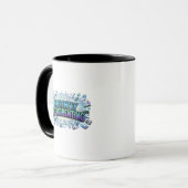 Actuellement en défragmentation Mug de rétro-gamer (Devant gauche)