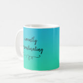 Actuellement Procrastinant Mug Drôle (Devant gauche)