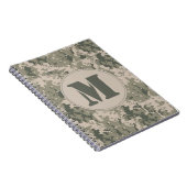 ACU Camo Camouflage Monogramme Note initiale Livre (Côté Droit)