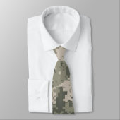 ACU Camouflage Digital Pattern Mannen Stropdas (Gebonden)