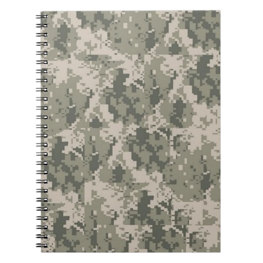 ACU Camouflage Digital Pattern Note Book Notitieboek (Voorkant)