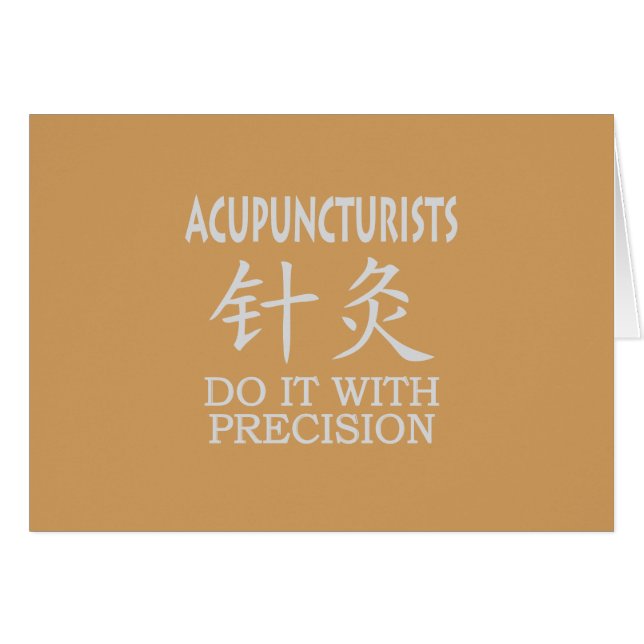 Acupunctie Chinees symbool (Voorkant Horizontaal)