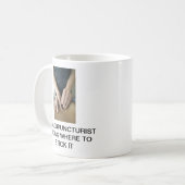 acupunctie-mok koffiemok (Voorkant links)