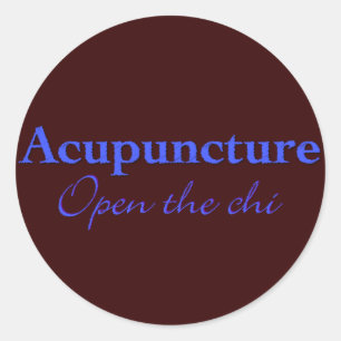 Acupunctie - Open de chi Ronde Sticker