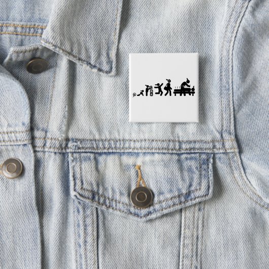 Acupunctie Vierkante Button 5,1 Cm (In situ)