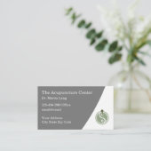 Acupunctie Visitekaartjes voor benoeming (Staand voorkant)