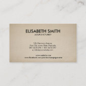 Acupunctienaald - Yin Yang Visitekaartje (Achterkant)